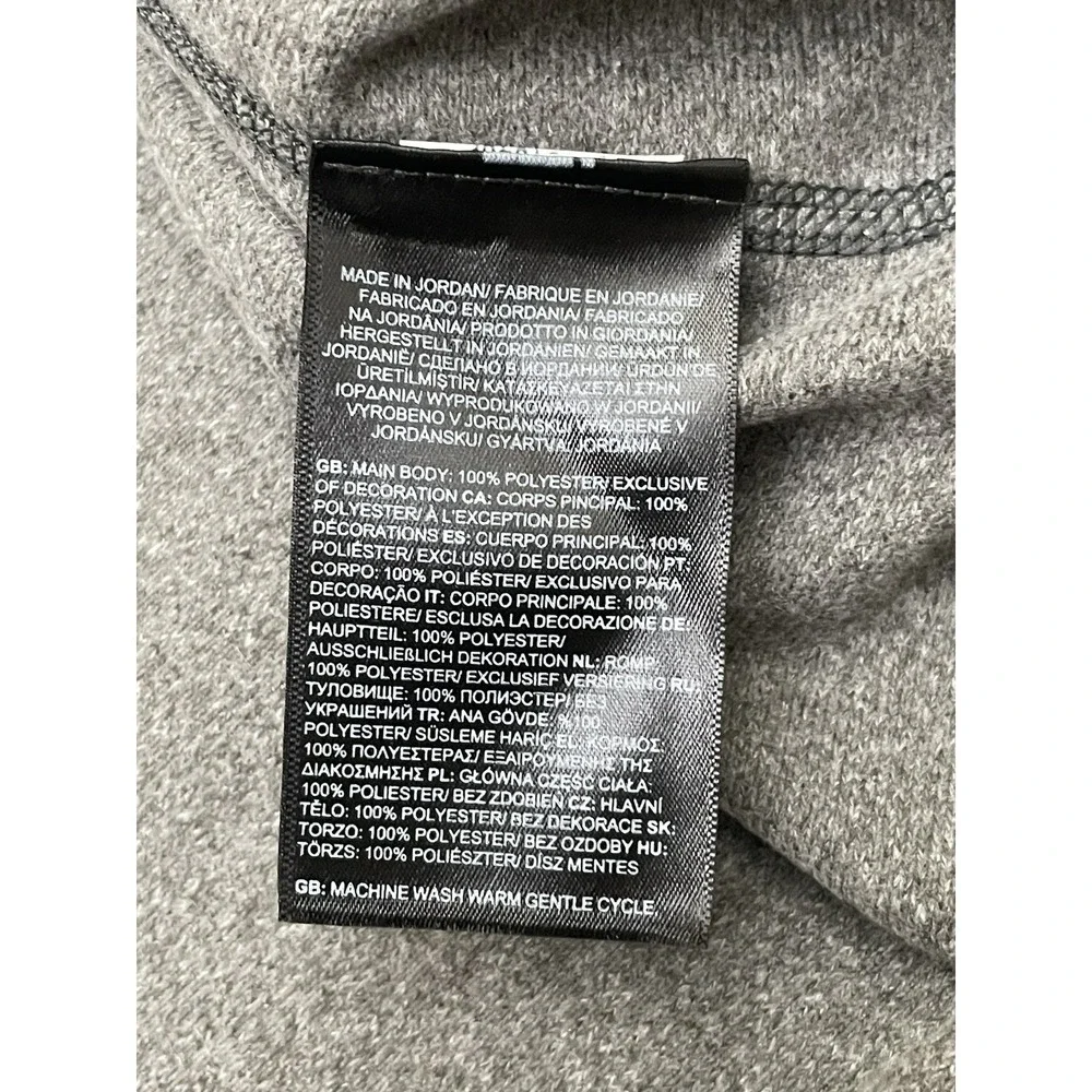NEW The North Face Tech 1/4 Zip‎ Fleece 3XL Asphalt Heather Gray Lined Stretch